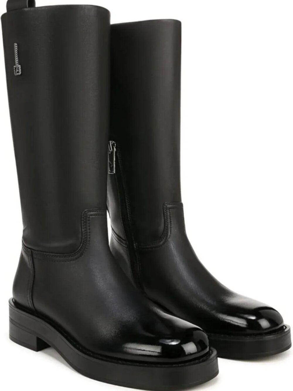 Franco Sarto Women's Trevi Mid Calf Boot in Black. Sz: 9.5